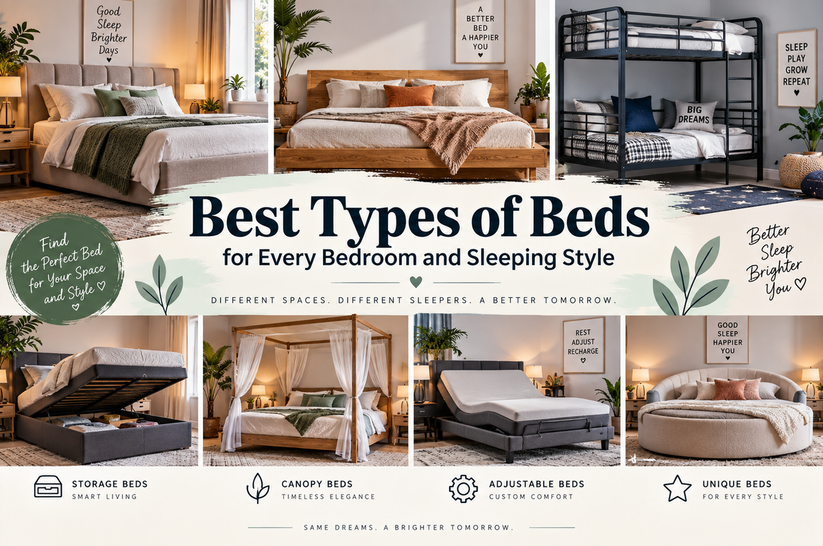 Best Types of Beds for Every Bedroom and Sleeping Style