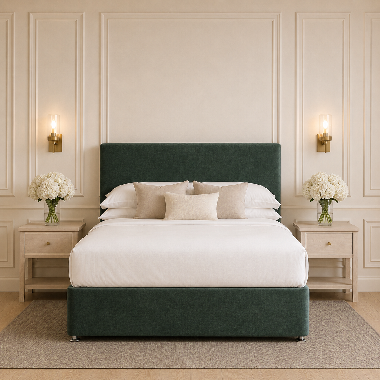 Costa Divan Bed with storage and headboard