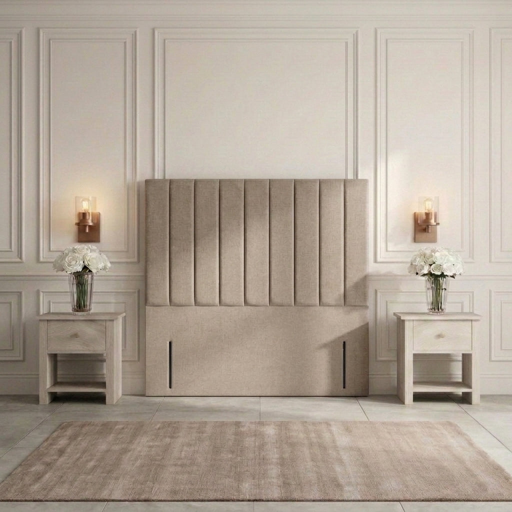The Milano Channelled Upholstered Headboard