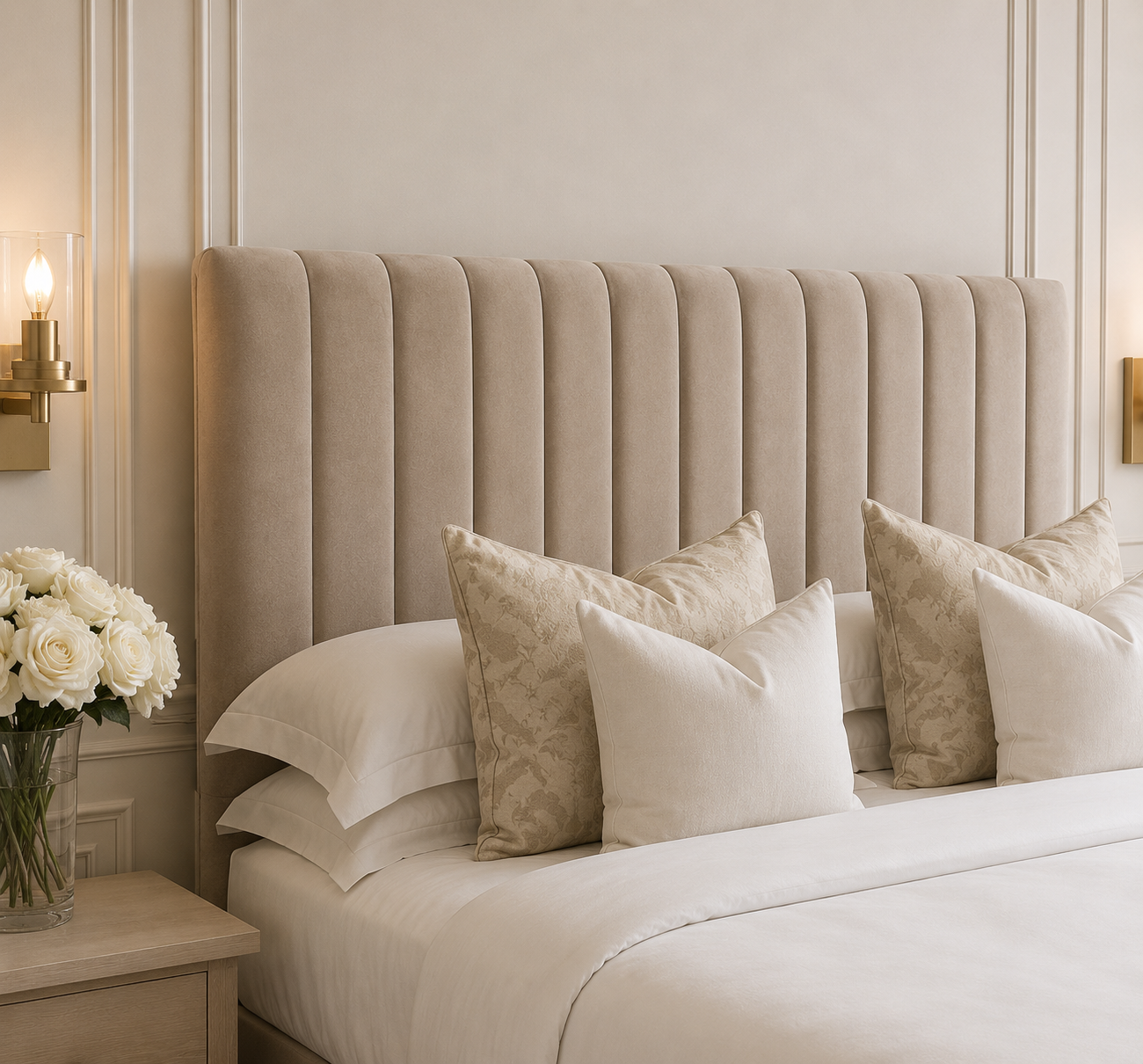 Athens Divan Bed with storage and headboard