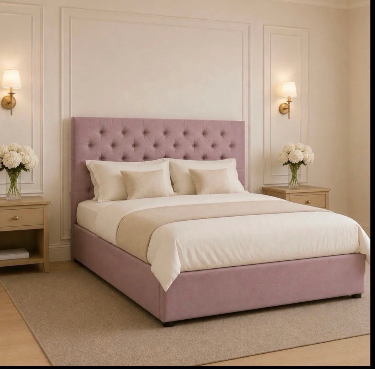 Zara Divan Bed with storage and headboard