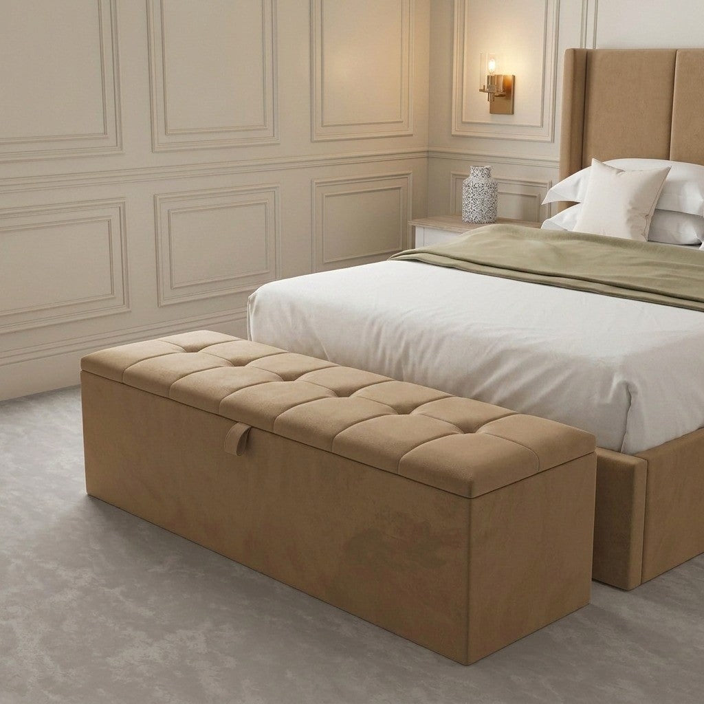 The Ashford Upholstered Blanket Box