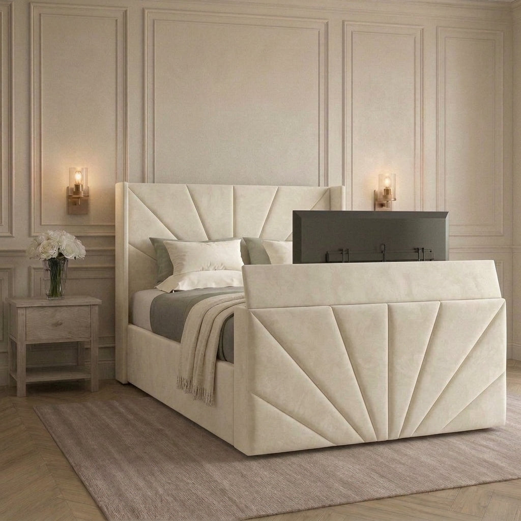 Bespoke Luxury Sunrise TV Bed Frame