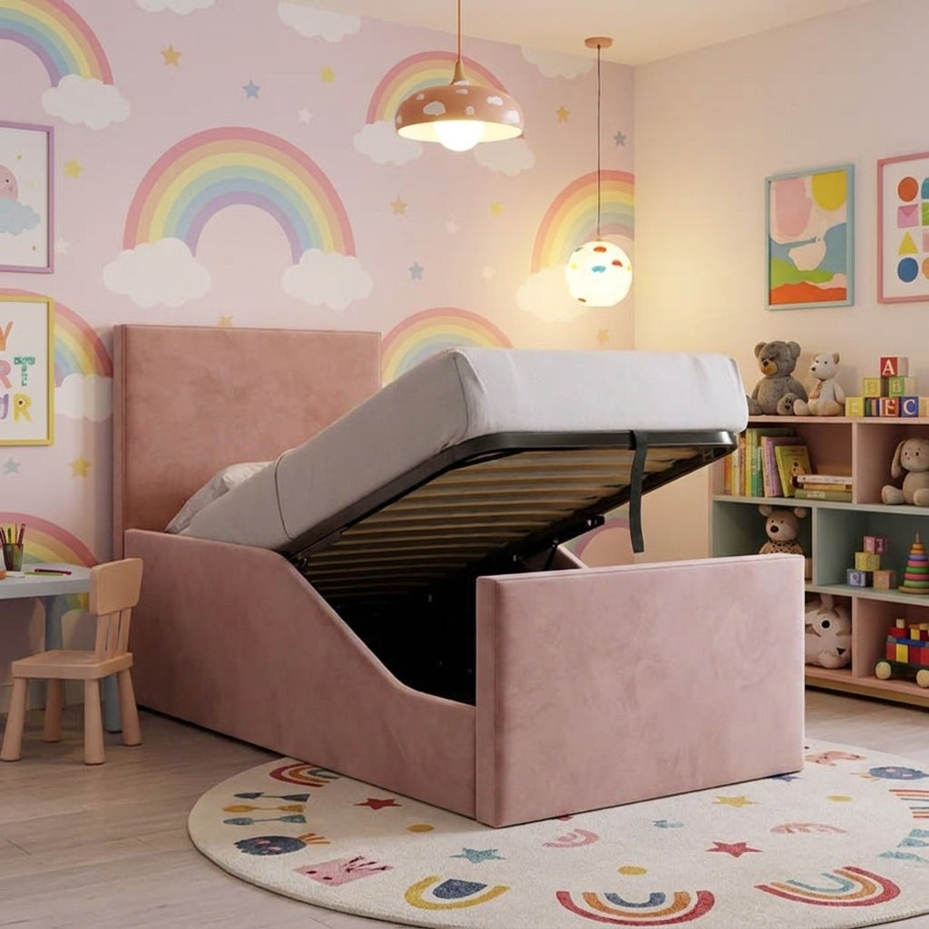 The Siena Children’s Upholstered Ottoman Bed