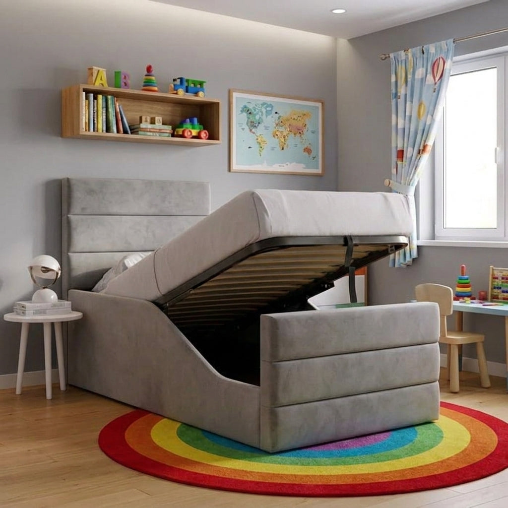 The Harper Children’s Upholstered Ottoman Bed