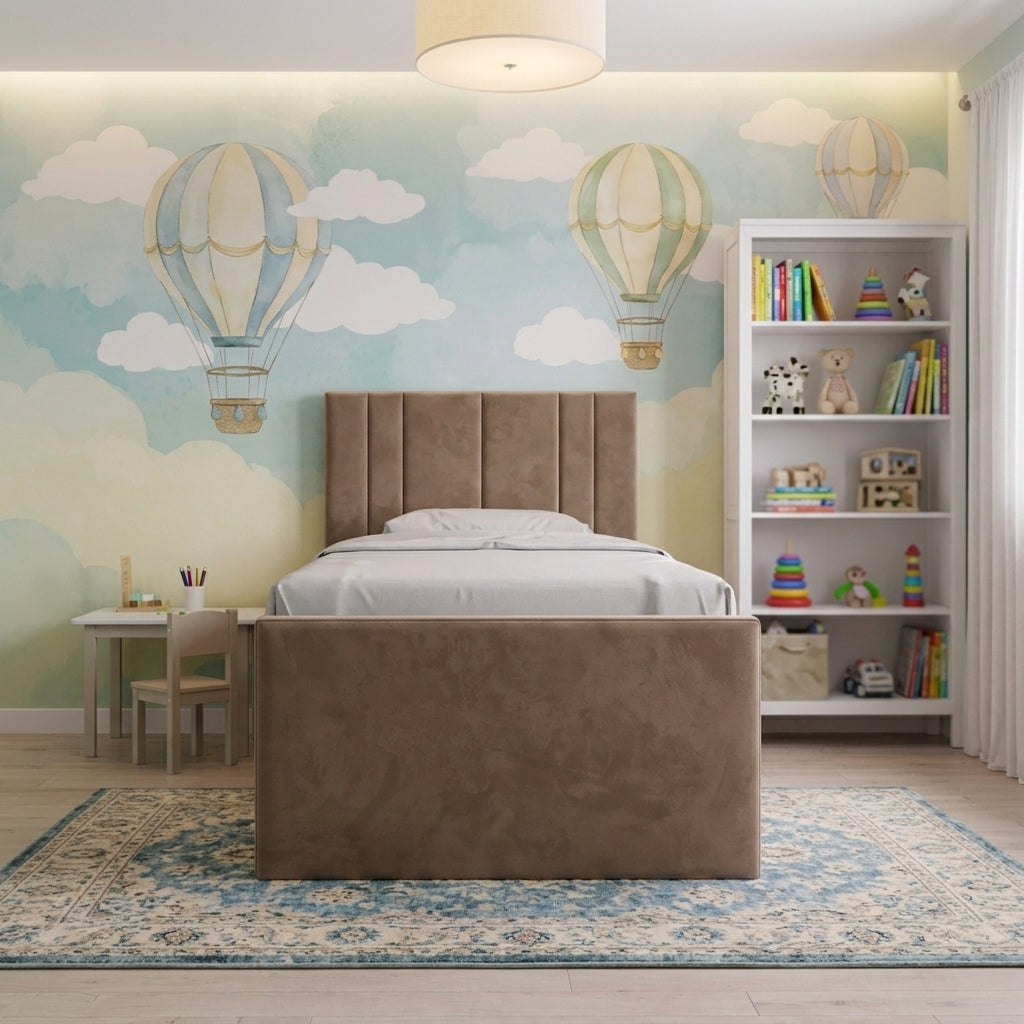 The Theo Children’s Upholstered Ottoman Bed