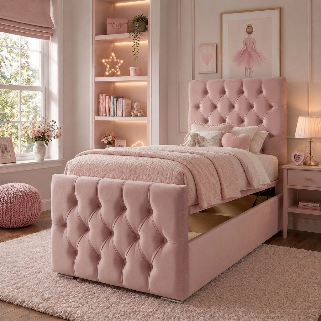 The Willow Children’s Ottoman Storage Bed