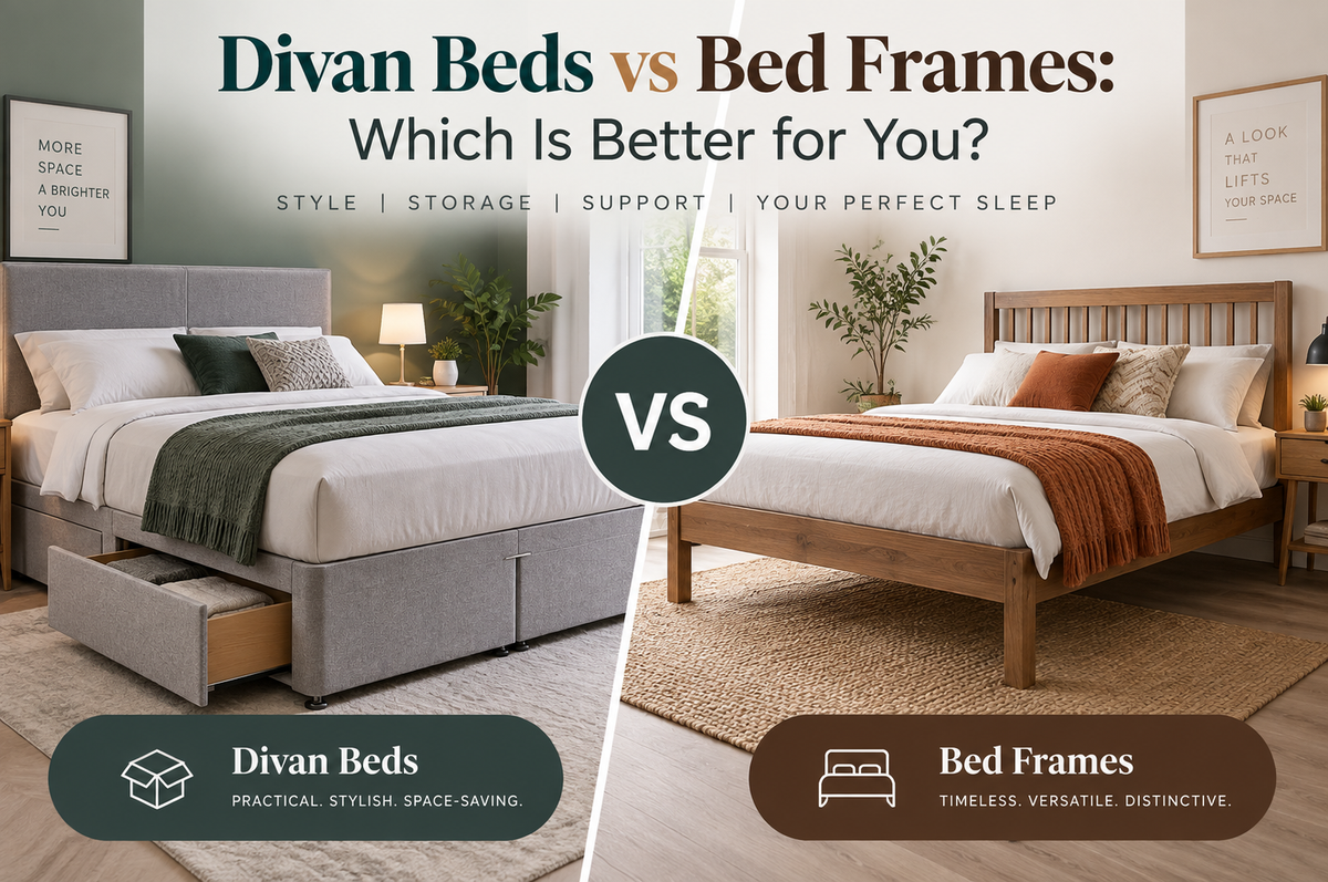 Divan Beds vs Bed Frames Which Is Better for You