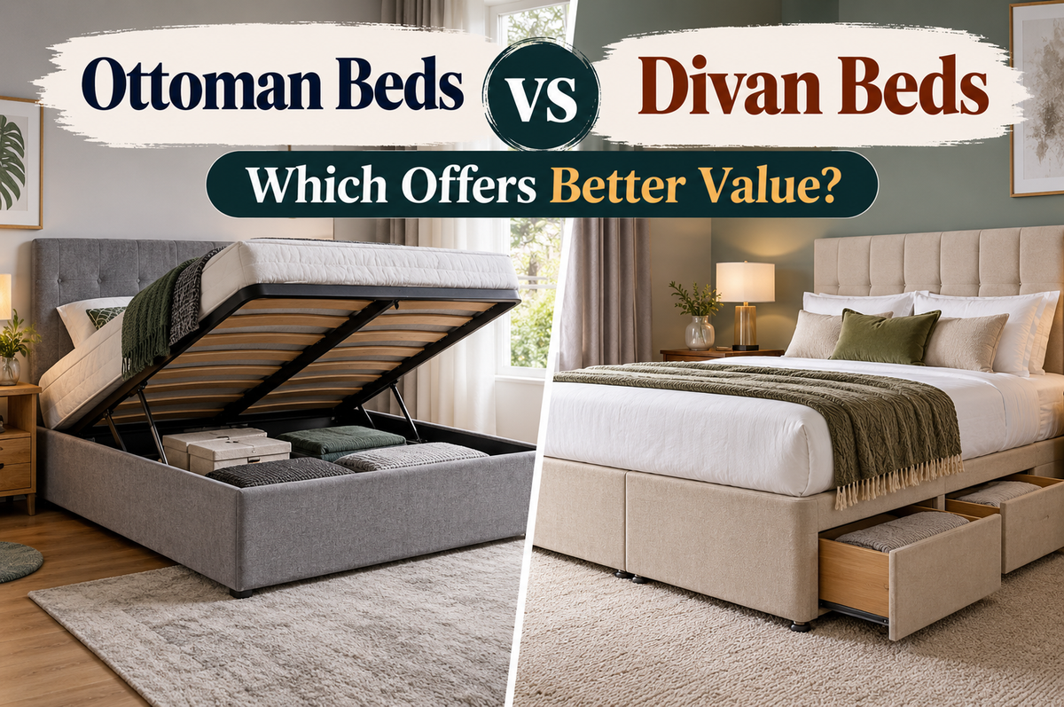 Ottoman Beds vs Divan Beds Which Offers Better Value