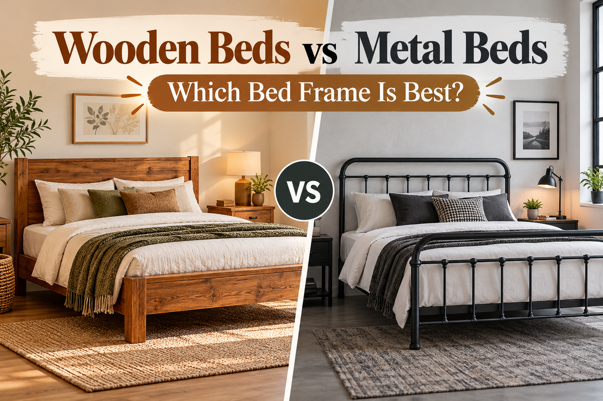 Wooden Beds vs Metal Beds Which Bed Frame Is Best