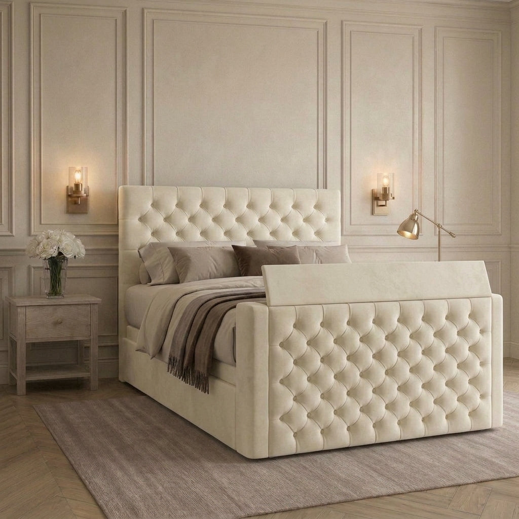 Bespoke Luxury Chesterfield TV Bed Frame