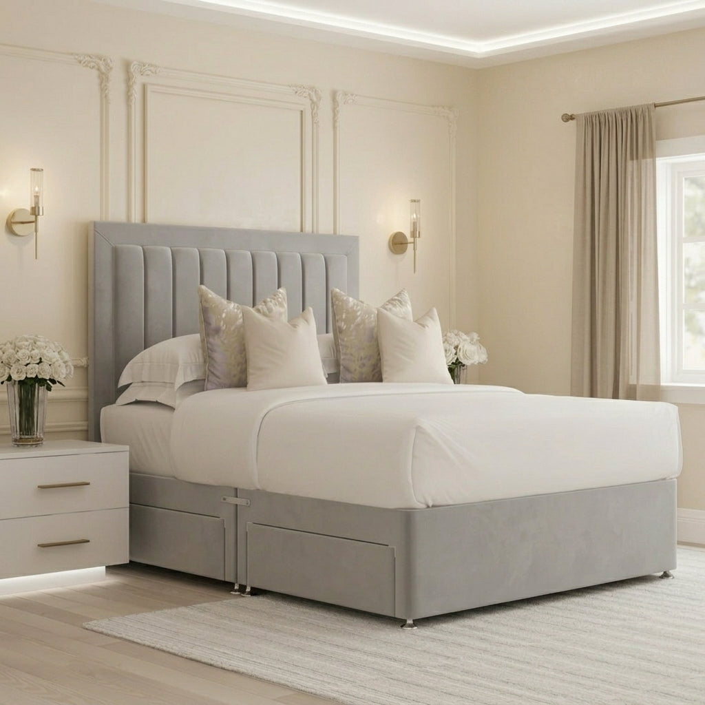 Havana Divan Bed with storage and headboard