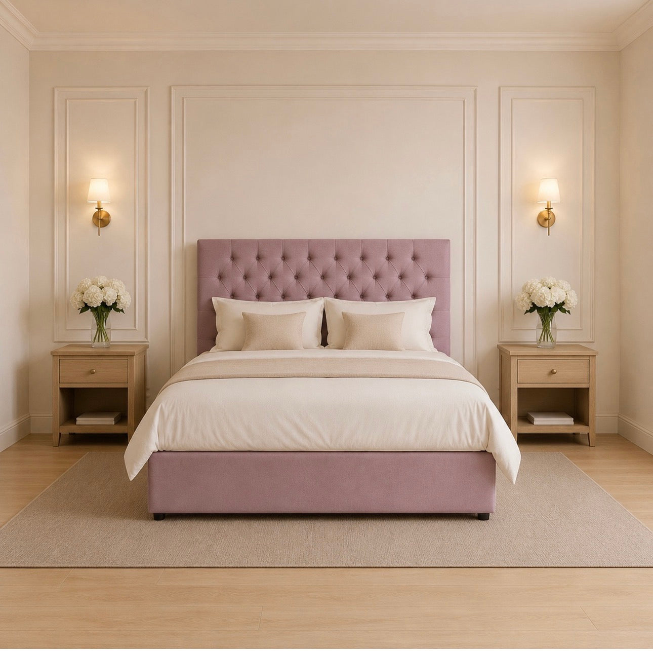 Zara Divan Bed with storage and headboard
