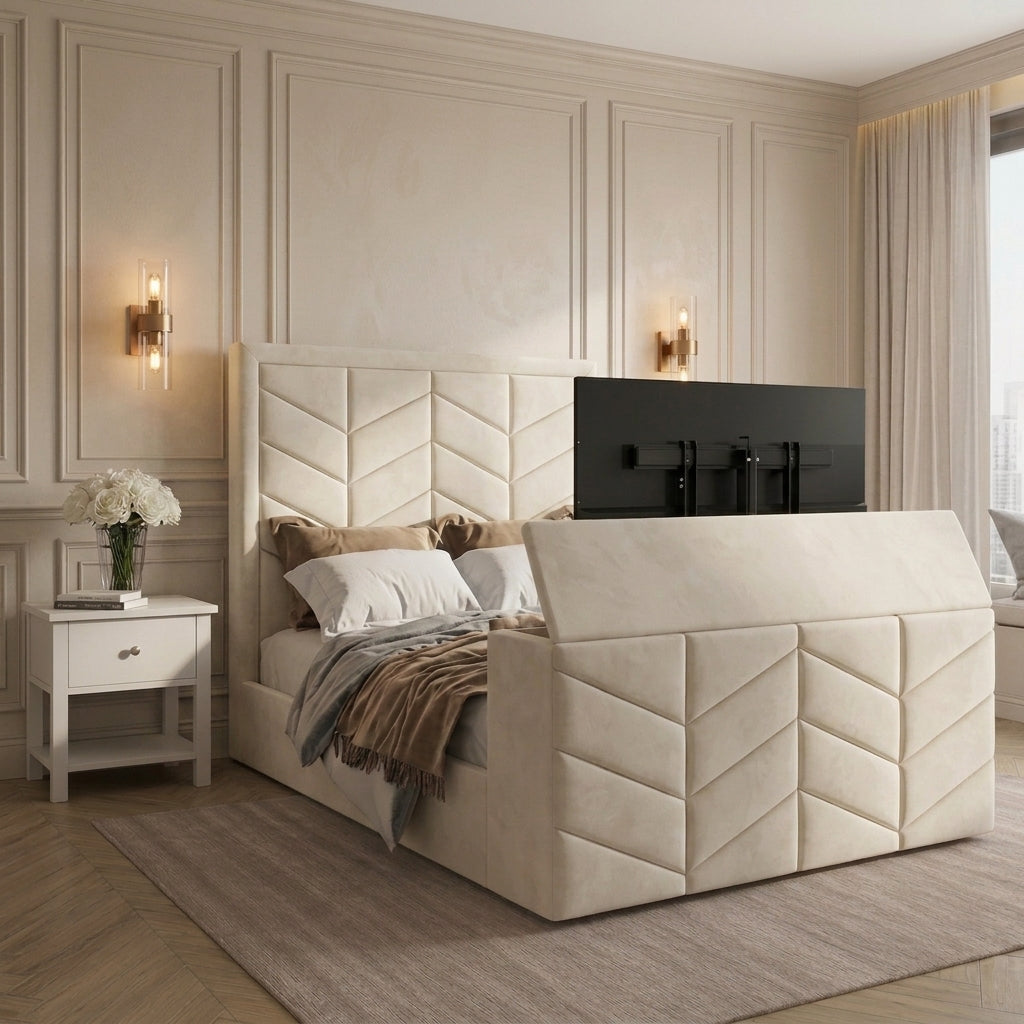Bespoke Luxury Livon TV Bed Frame