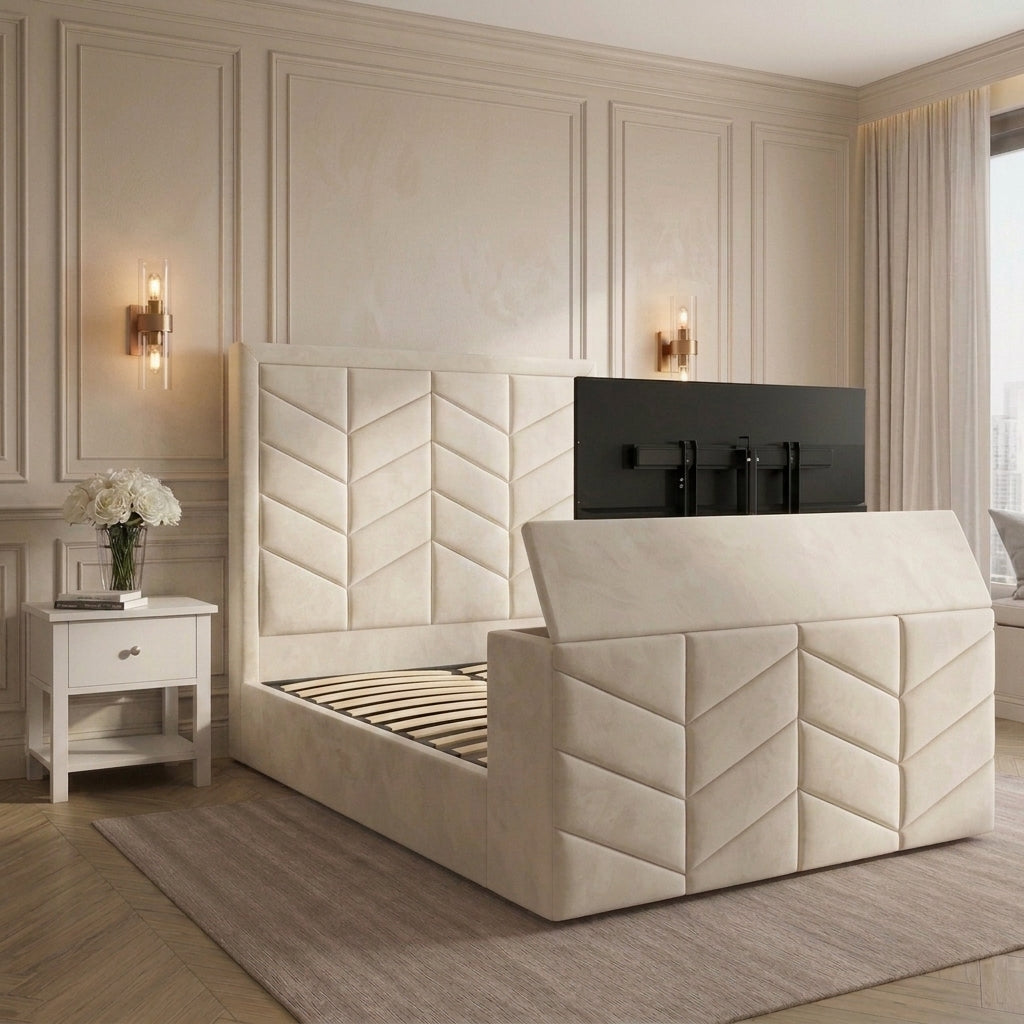 Bespoke Luxury Livon TV Bed Frame