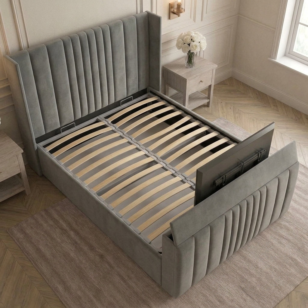 Bespoke Luxury Manhattan TV Bed Frame