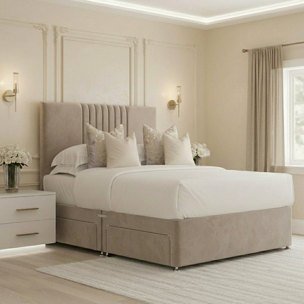 Washington Divan Bed With Storage and Headboard