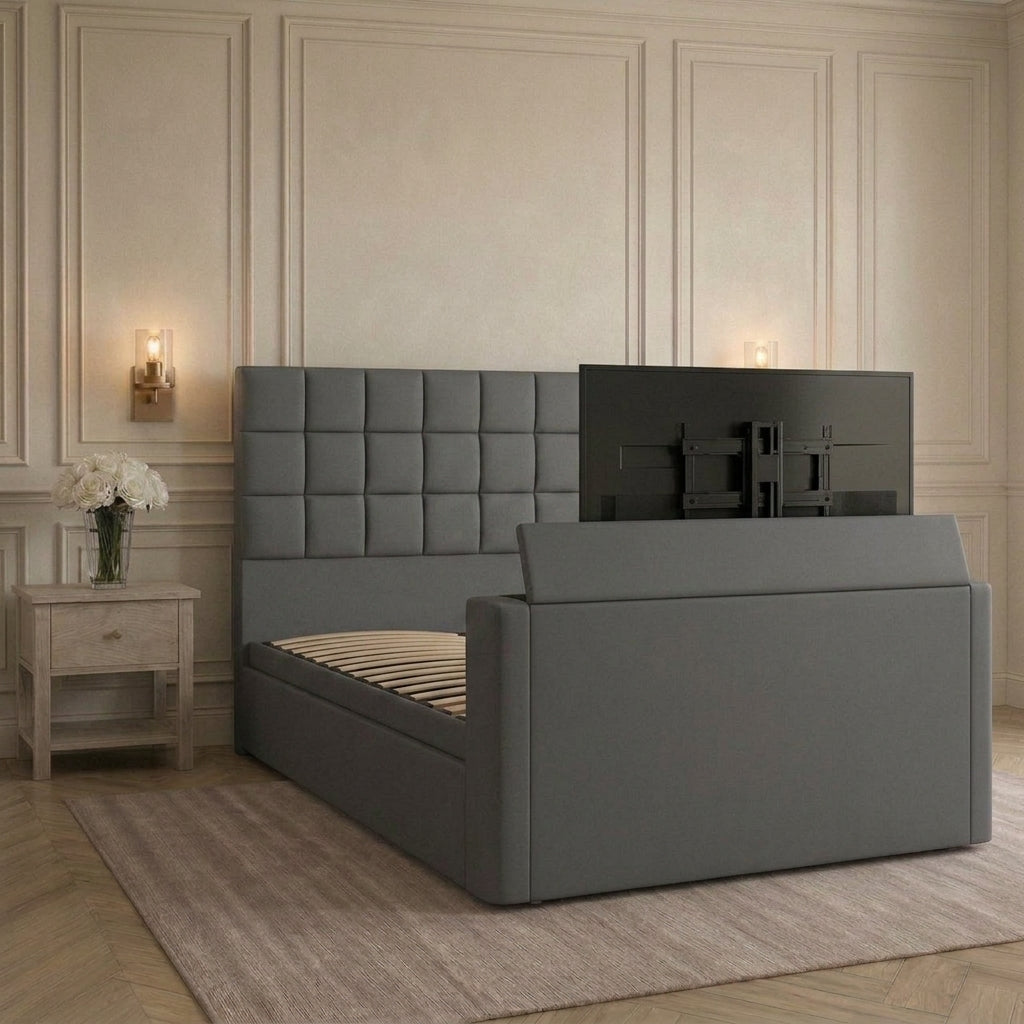 Bespoke Luxury Cube TV Bed Frame