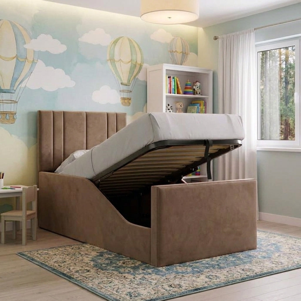 The Theo Children’s Upholstered Ottoman Bed