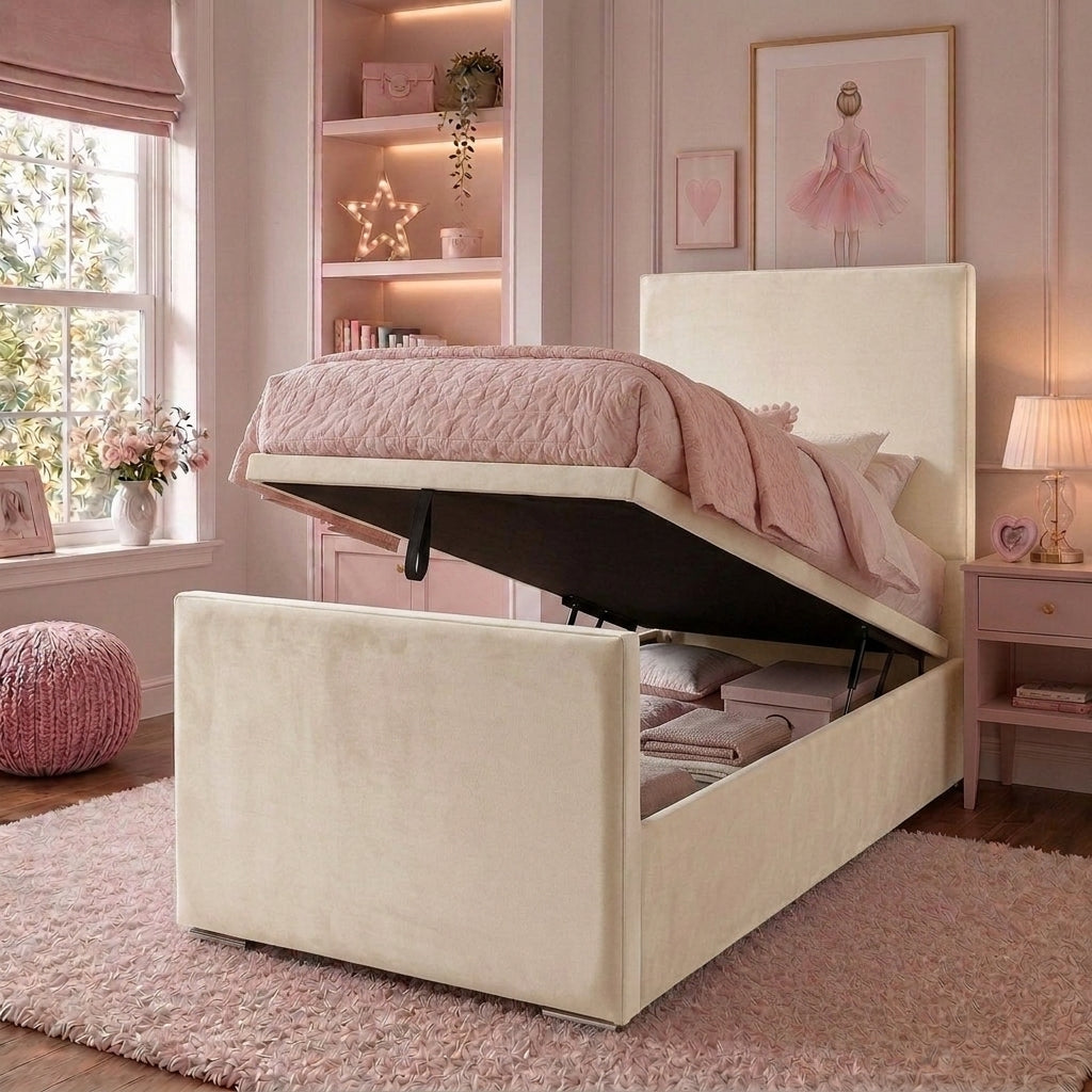 The Birch Children’s Ottoman Storage Bed