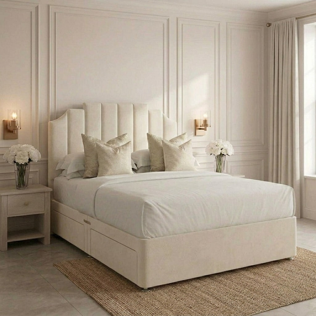 Sydney Divan Bed with storage and headboard